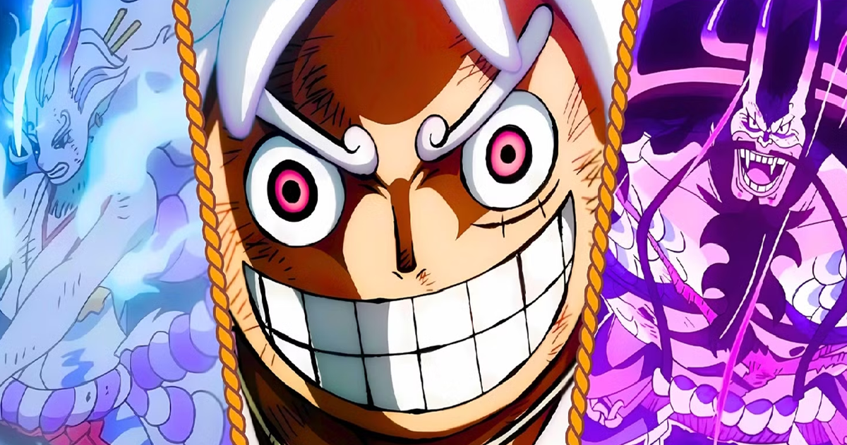Minh họa Luffy sử dụng Haki Bá Vương giữa trận chiến