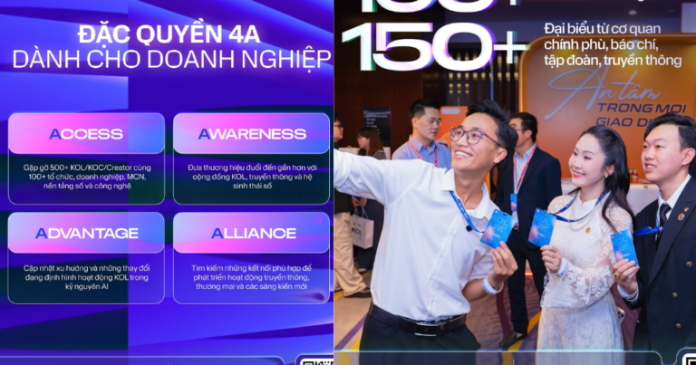 Không gian hội nghị KOL Summit 2026 tại TP.HCM