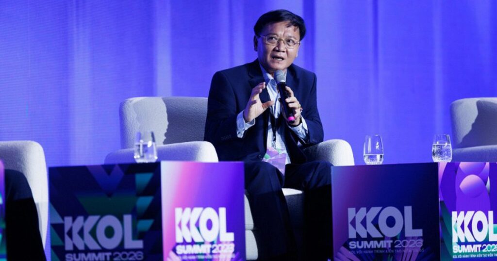 Trung tướng Lê Xuân Minh phát biểu tại KOL Summit 2026