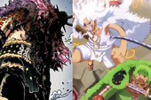 Luffy cùng Loki và Hajrudin tung đòn về phía Imu