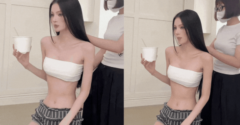 Đỗ Hương Giang tạo dáng với vóc dáng mảnh mai trong trang phục thời trang