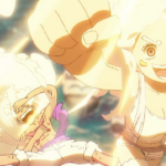 Luffy kích hoạt Gear 5 trong một trận chiến lớn