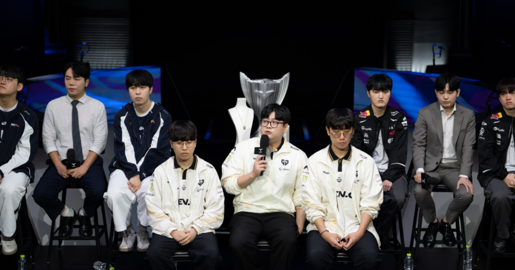 Ba đội tuyển HLE, Gen.G và T1 xuất hiện tại sự kiện Media Day của LCK