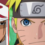 Naruto Uzumaki đứng trong khung cảnh gợi nhắc vai trò Hokage