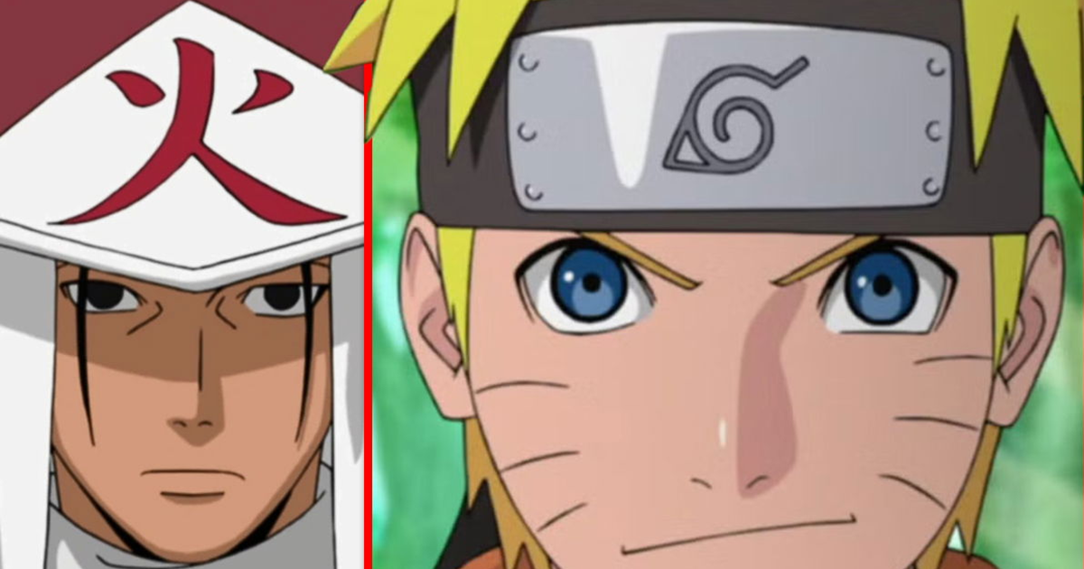 Naruto Uzumaki đứng trong khung cảnh gợi nhắc vai trò Hokage