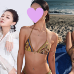Hứa Hy Văn diện bikini hai mảnh trong kỳ nghỉ bên bờ biển