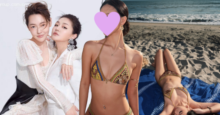 Hứa Hy Văn diện bikini hai mảnh trong kỳ nghỉ bên bờ biển