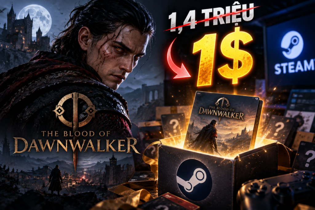 Hình ảnh giới thiệu The Blood of Dawnwalker trên nền tảng Steam
