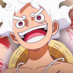 Luffy sử dụng hình dạng Gear 5 trong trận chiến tại Wano