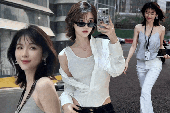 Nữ diễn viên sở hữu vẻ ngoài tươi sáng và hồn nhiên khi còn trẻ