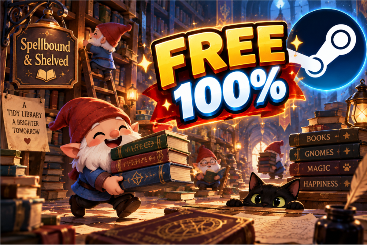 Trang Steam giới thiệu game mô phỏng Spellbound & Shelved