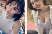 Hot girl với mái tóc dài và phong cách trang điểm nhẹ