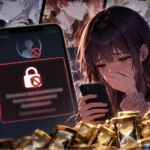Hình minh họa trò chơi Mystic Messenger trên thiết bị di động