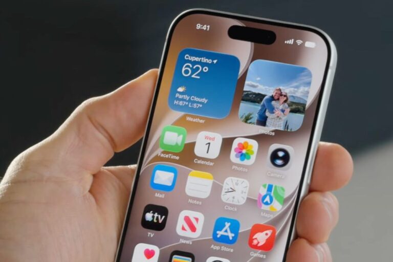 Biểu tượng Apple trên màn hình giới thiệu bản cập nhật iOS 27