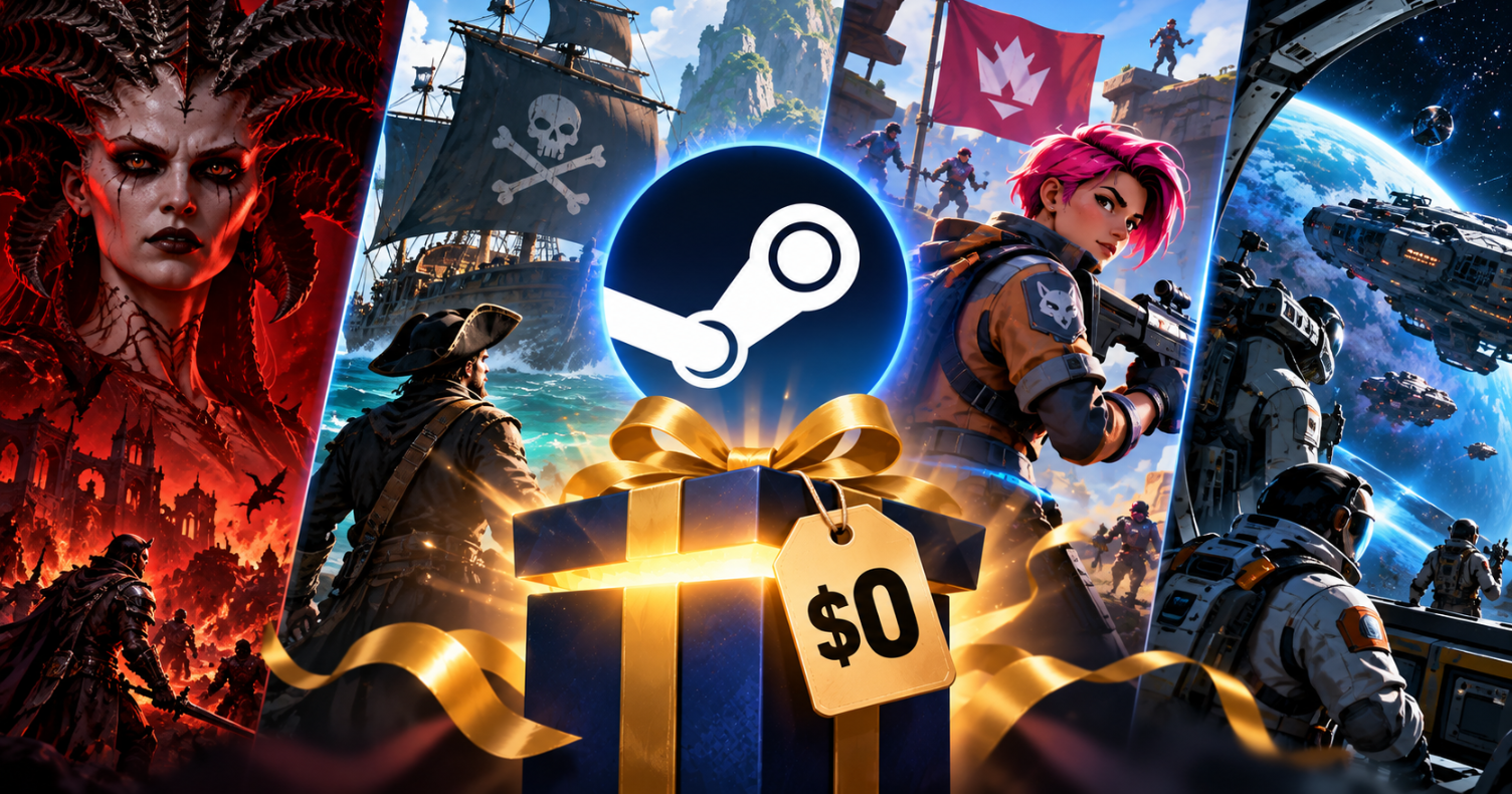 Giao diện chương trình Free Weekend trên Steam với danh sách game được mở chơi thử