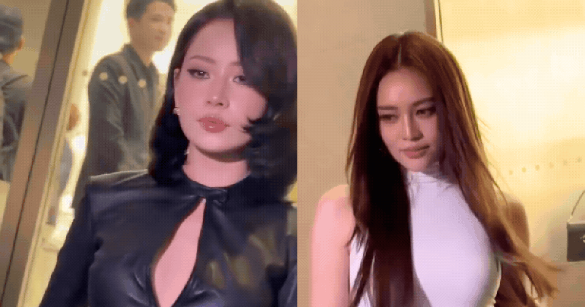 Chi Pu và Lan Ngọc tạo dáng cùng nhau tại sự kiện Gucci