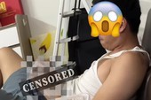 Video cô gái tạo dáng trước máy quay với phần bình luận bên dưới