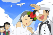 Shizuka trong hình ảnh nữ sinh dịu dàng của Doraemon