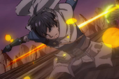 Denji trong hình dạng Chainsaw Man với những lưỡi cưa máy