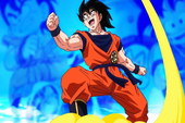 Whis đứng bên cạnh Beerus trong khung cảnh quen thuộc của Dragon Ball Super