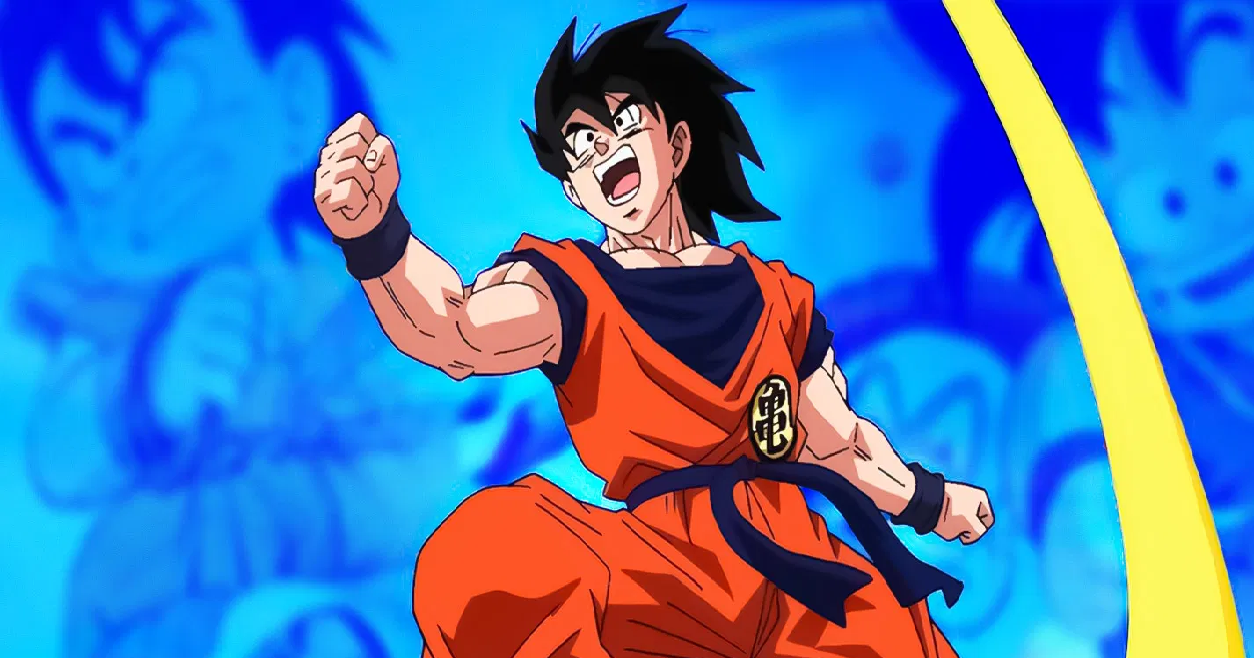 Minh họa Goku cưỡi Cân Đẩu Vân phiên bản mecha