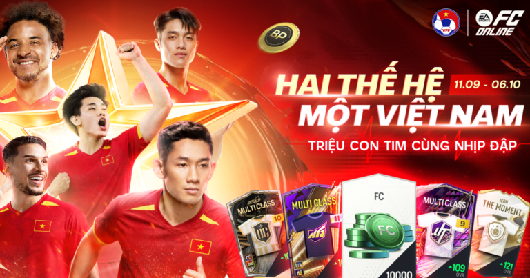 Hình ảnh minh họa sự kiện FC Online đồng hành cùng bóng đá Việt Nam