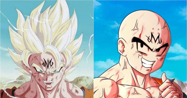 Vegeta trong tạo hình hắc hóa với ánh mắt lạnh lùng