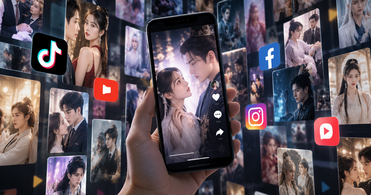 Các video phim ngắn AI xuất hiện trên giao diện nền tảng mạng xã hội