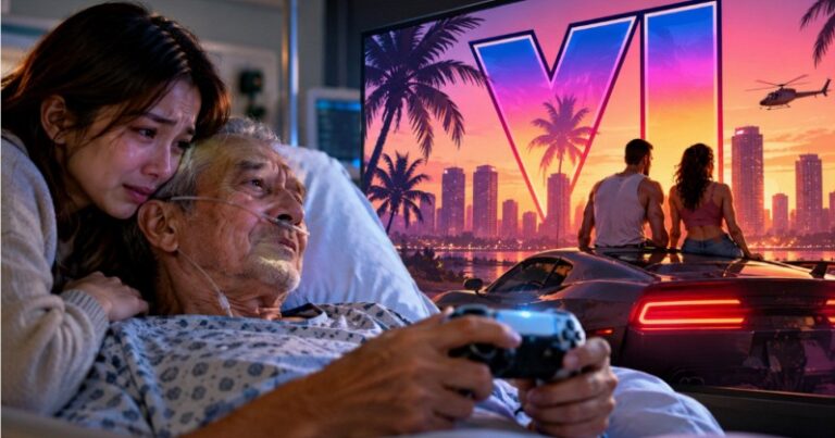 Hình minh họa người hâm mộ chờ đợi phiên bản mới của Grand Theft Auto