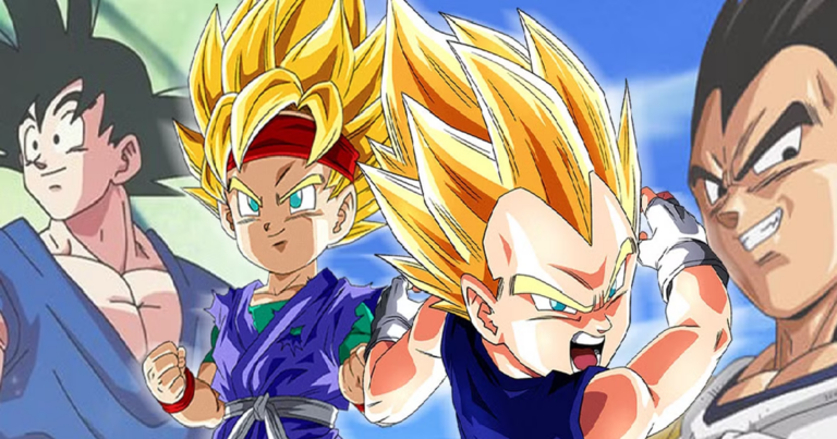 Goku Jr. và Vegeta Jr. xuất hiện cùng nhau trong bối cảnh tương lai của Dragon Ball