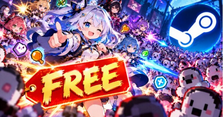 Màn hình chính của HoloCure - Save the Fans trên Steam