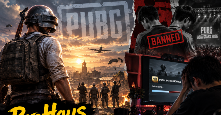Hình ảnh liên quan đến tranh cãi tại giải PUBG Asia Stars 2026