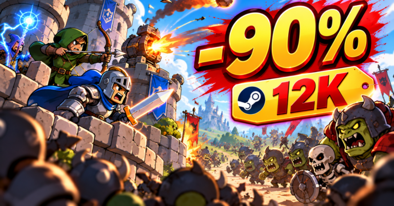 Giao diện Kingdom Rush trên cửa hàng Steam