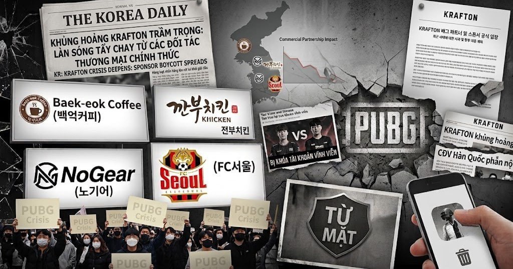Hình ảnh nhận diện của PUBG trong bối cảnh giải đấu esports