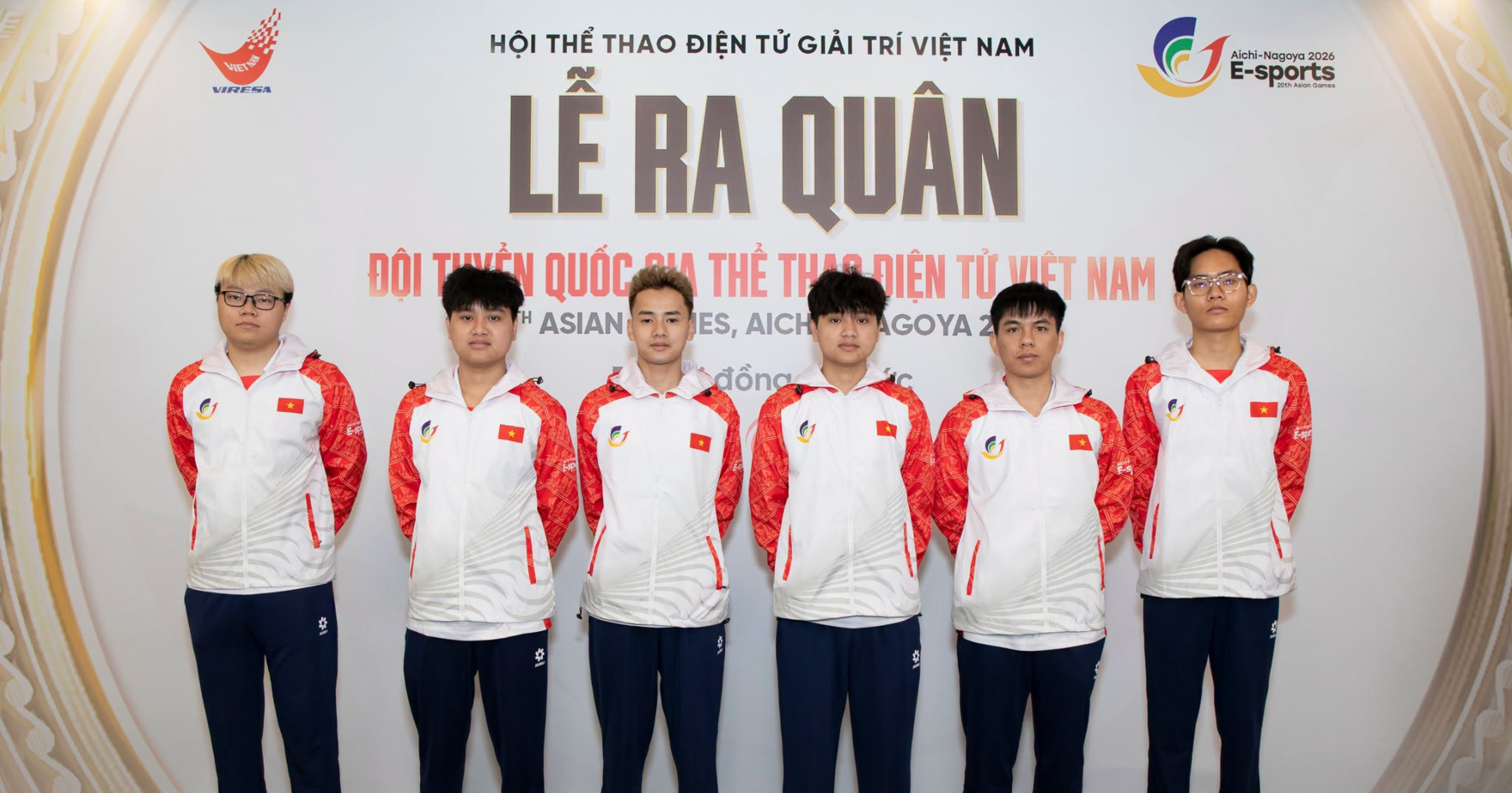 Không khí lễ ra quân của đoàn thể thao điện tử Việt Nam trước ASIAD 20