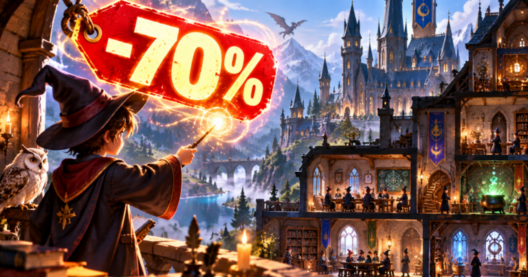 Giao diện Spellcaster University trên cửa hàng Steam