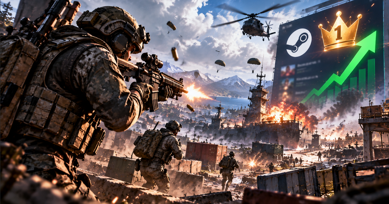 Trang Steam hiển thị thông tin của tựa game Wardogs
