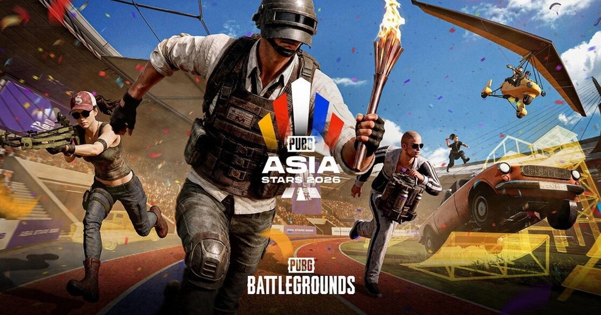 Không khí giải đấu PUBG Asia Stars 2026 với các đội tuyển quốc tế
