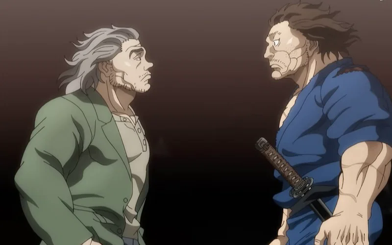 Cảnh giao chiến kịch tính giữa những võ sĩ trong anime