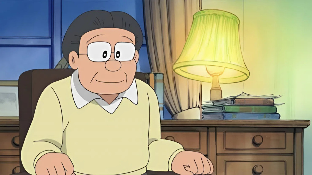 Gia đình Shizuka trong một cảnh đời thường của Doraemon