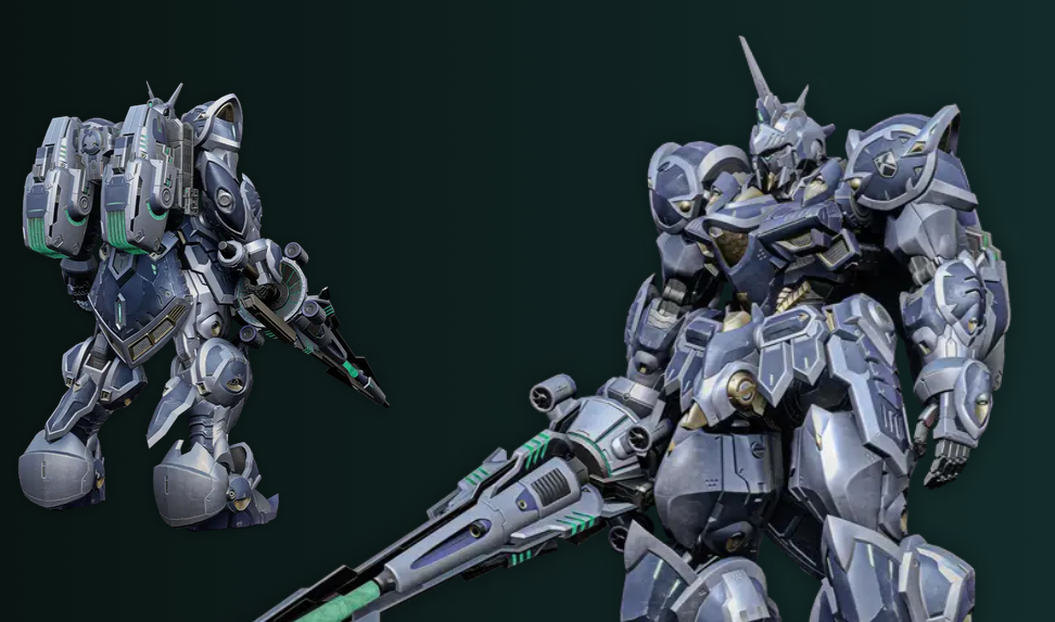 Các thiết kế Mobile Suit thuộc dự án RG Project được giới thiệu trong hình ảnh quảng bá
