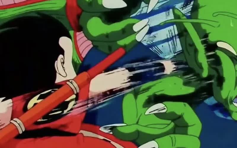 Goku đối đầu Đại Ma Vương Piccolo trong trận chiến cuối cùng