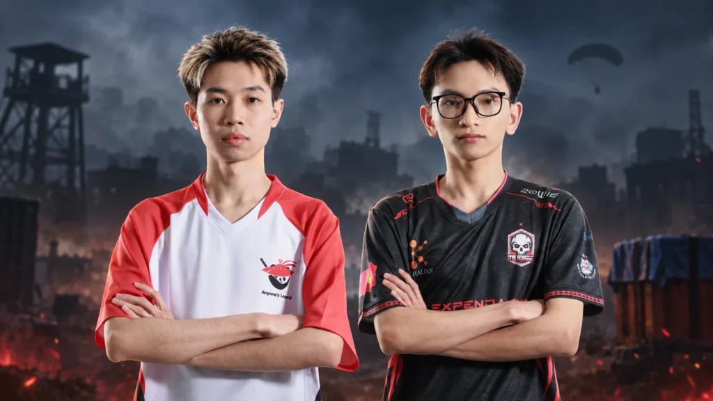Himass và TanVuu trong bối cảnh thi đấu PUBG