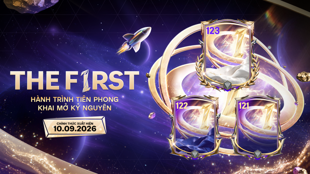 Hình ảnh thông báo thời điểm ra mắt mùa thẻ The First ngày 10/09/2026
