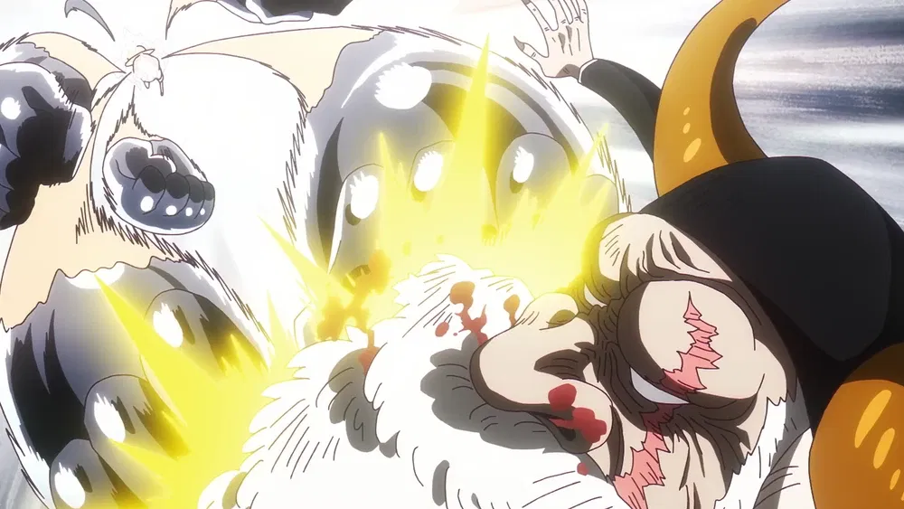 Luffy sử dụng Star Gun trong cuộc đối đầu với Kizaru