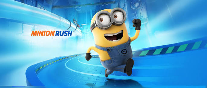 Màn hình trò chơi hiển thị Minion đang thu thập chuối vàng