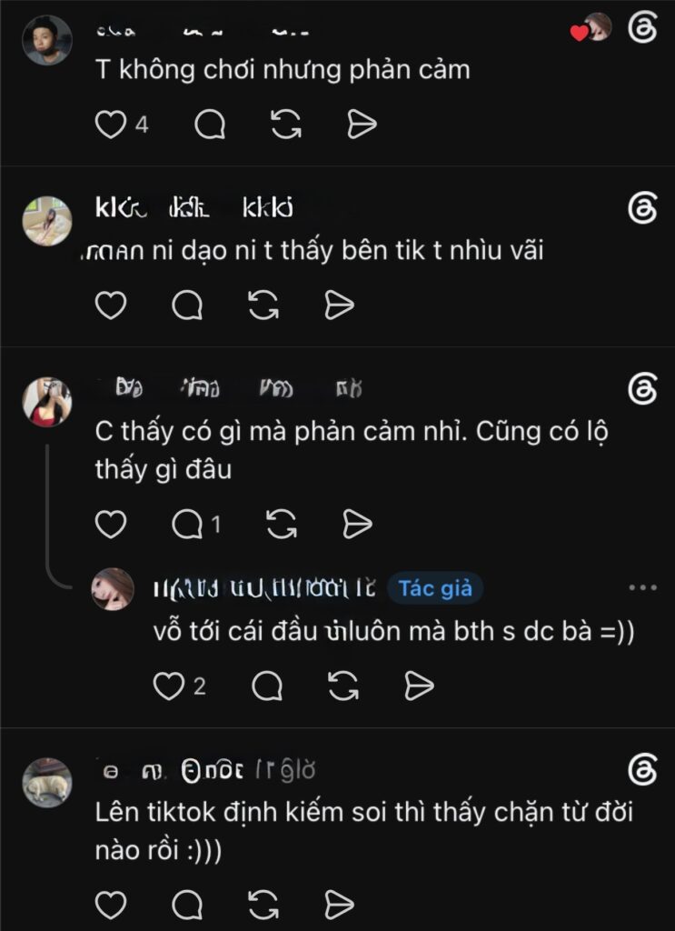 Các biểu tượng tương tác và lượt chia sẻ dưới video