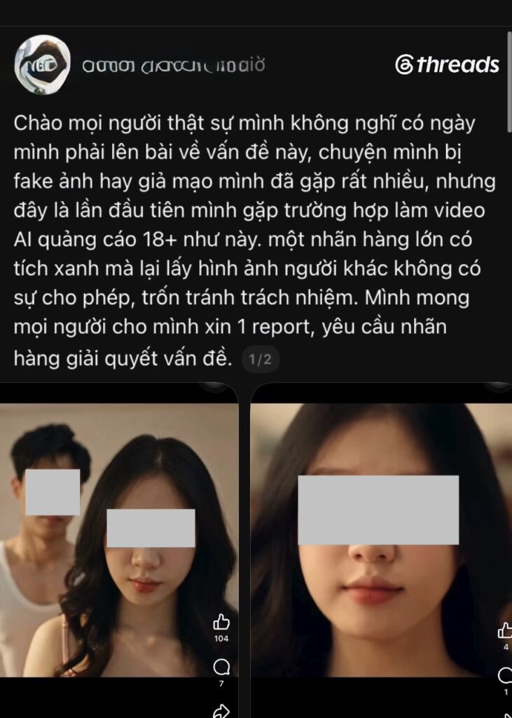 Người dùng kiểm tra các bài đăng có hình ảnh bị giả mạo