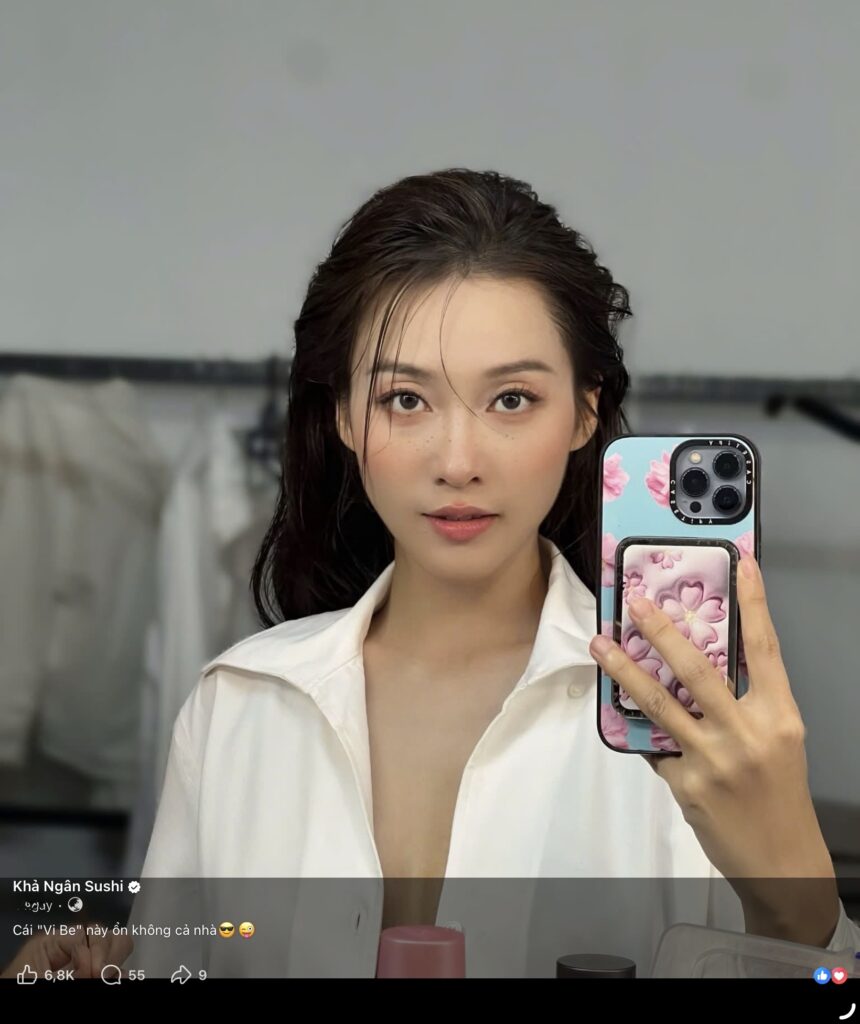 Khả Ngân khoe vóc dáng trong hình ảnh thời trang bên hồ bơi