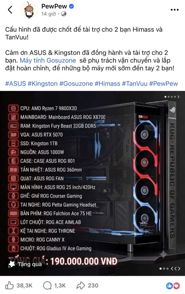 Streamer B.G đối diện phản ứng từ khán giả sau phát ngôn gây tranh cãi
